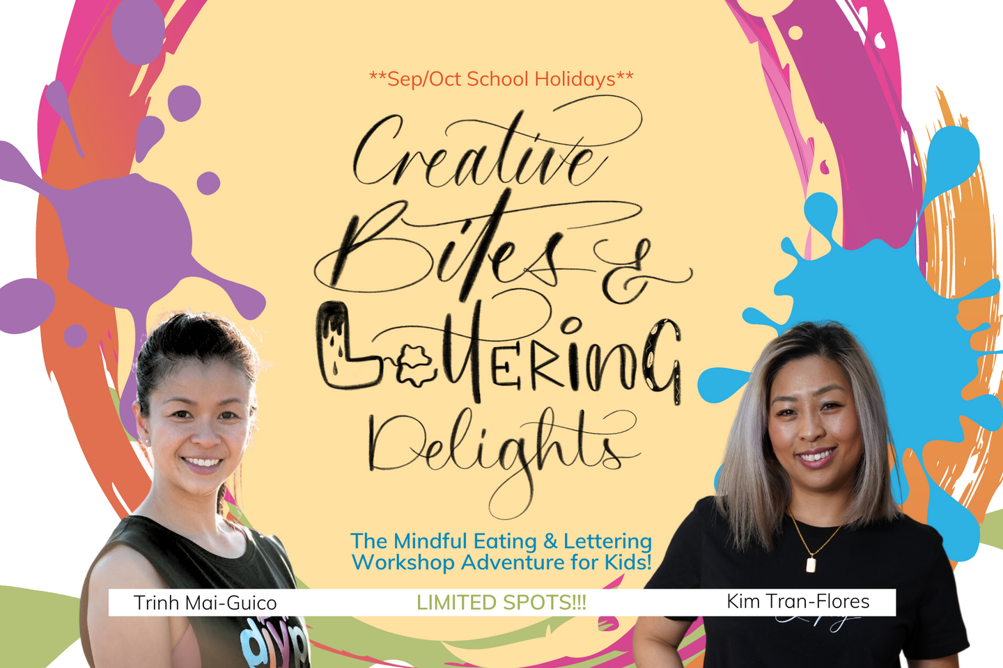 Creative Bites & Lettering Delights Kids Workshop